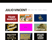 Tablet Screenshot of juliovincent.com